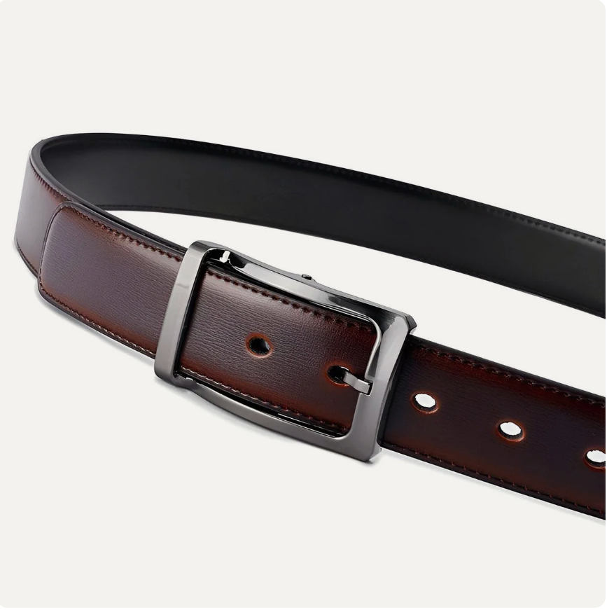 Ceinture Cuire Homme Réversible