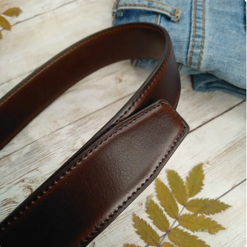 Ceinture Cuire Homme Réversible