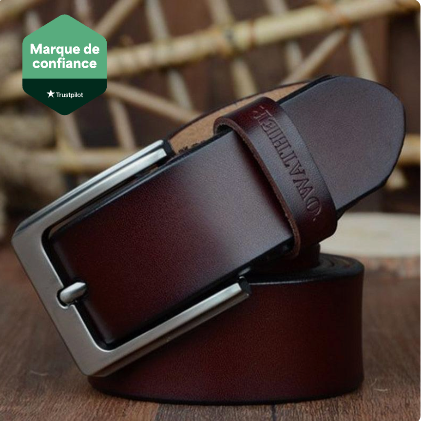Ceinture Casual en cuir pour homme