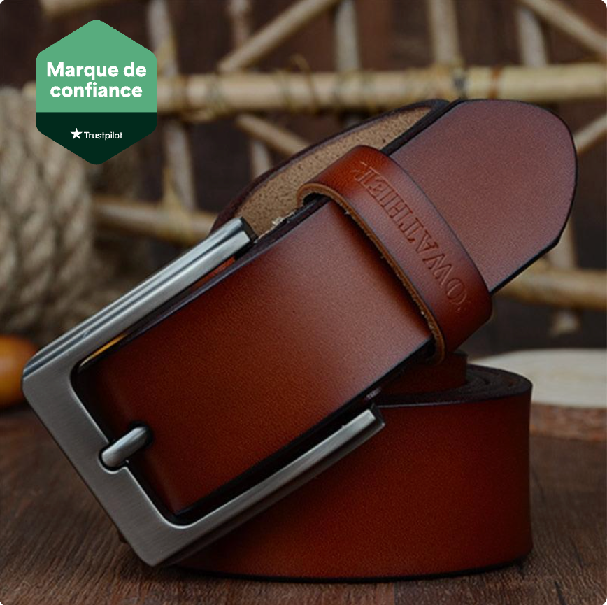 Ceinture Casual en cuir pour homme