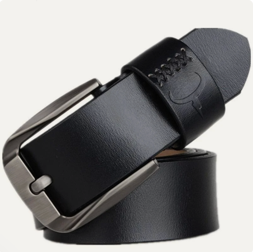 Ceinture Métal En Cuir De Vachette À Boucle À Ardillon