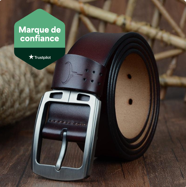 Ceinture Alliage En Cuir De Vachette À Boucle Ardillon