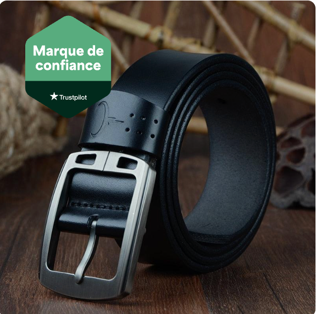 Ceinture Alliage En Cuir De Vachette À Boucle Ardillon
