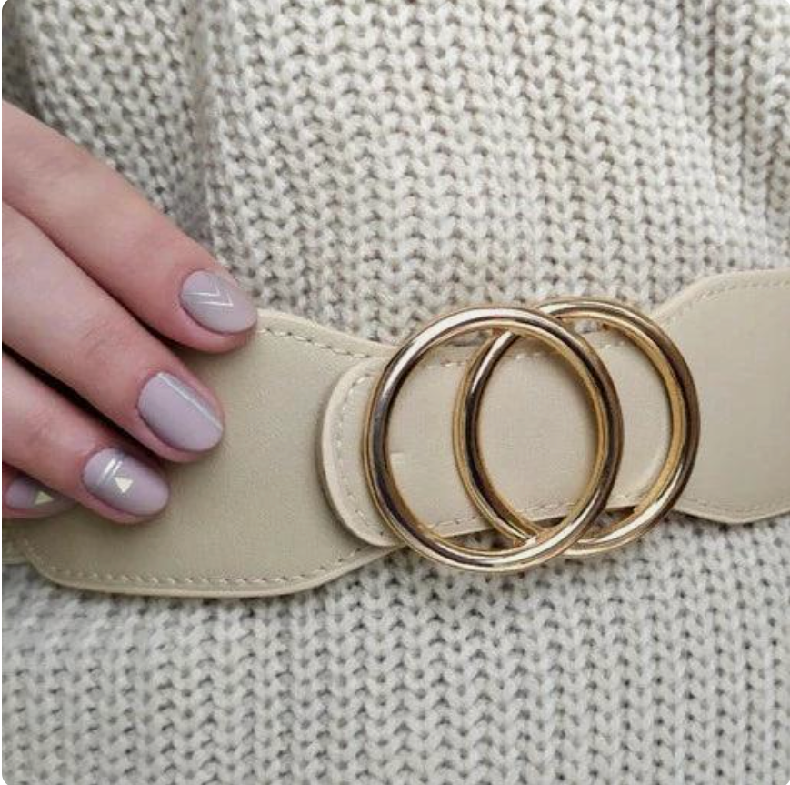 Ceinture élastique taille haute