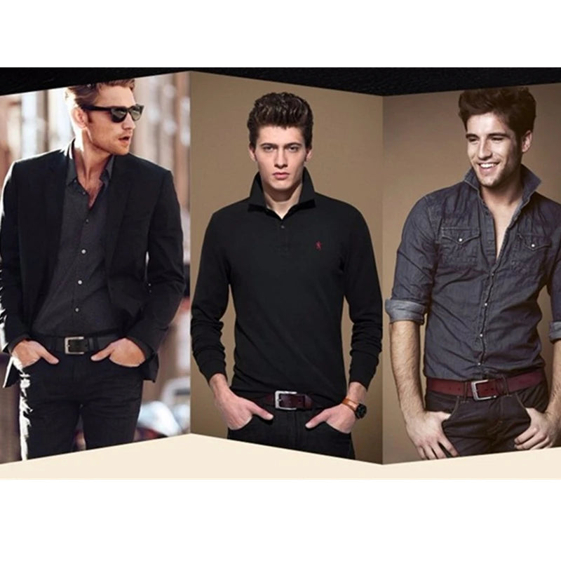 Ceinture Casual en cuir pour homme