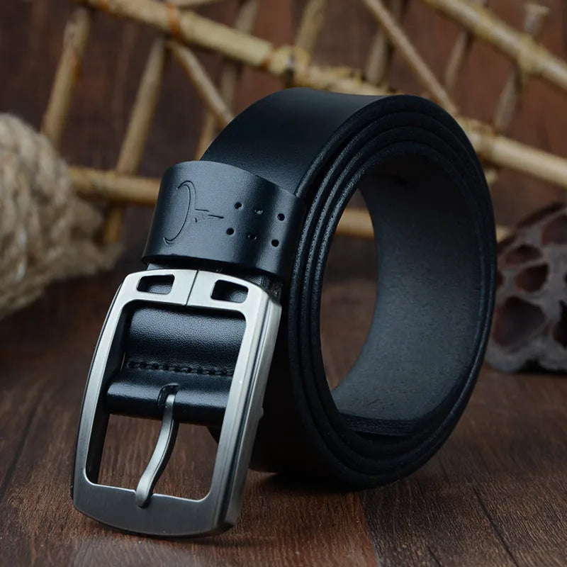 Ceinture Alliage En Cuir De Vachette À Boucle Ardillon